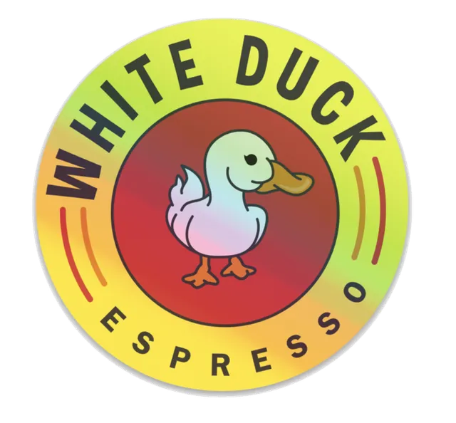 September 2021 sticker by White Duck Espresso